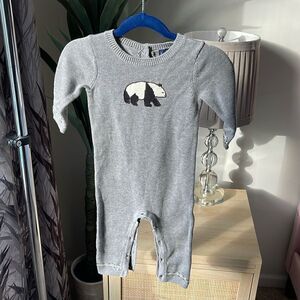 Janie Jack Sweater Long Sleeve One Piece Outfit Size 6-12 months